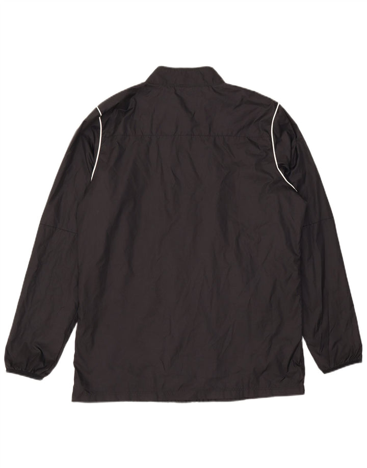 Jaqueta de chuva masculina Nike UK 40 grande poliéster preto