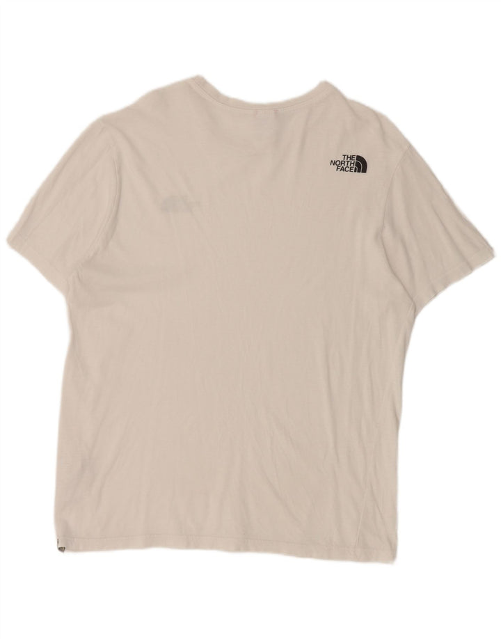 Camiseta feminina The North Face Top médio algodão branco