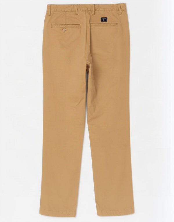 Gant Calça masculina New Haven Regular Fit Chino W34 L30 Algodão Bege