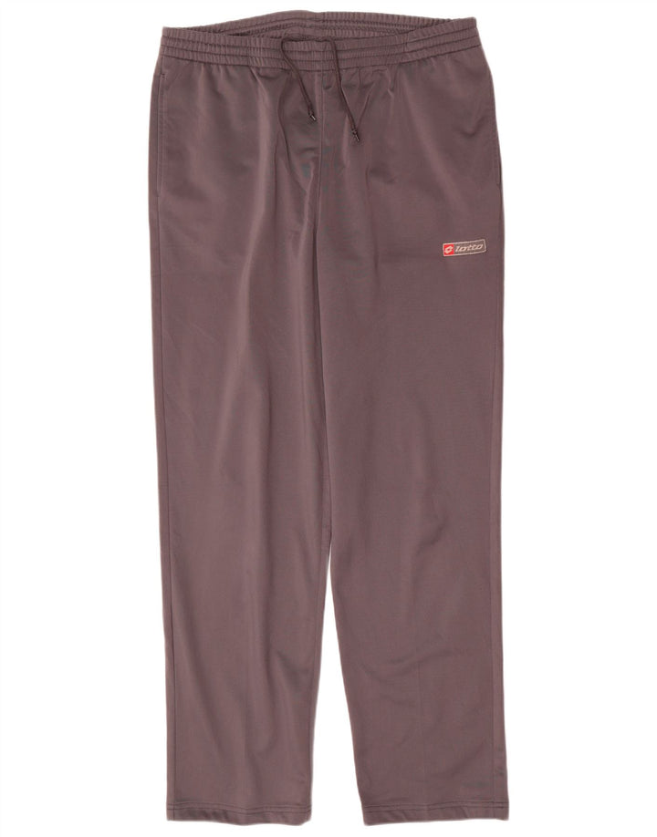 Calça de treino masculina Lotto UK 42/44 XL poliéster cinza