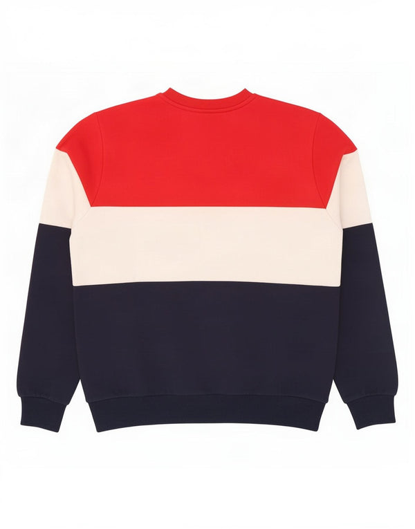 Moletom feminino Fila Jumper UK 12 médio multicolorido colorblock