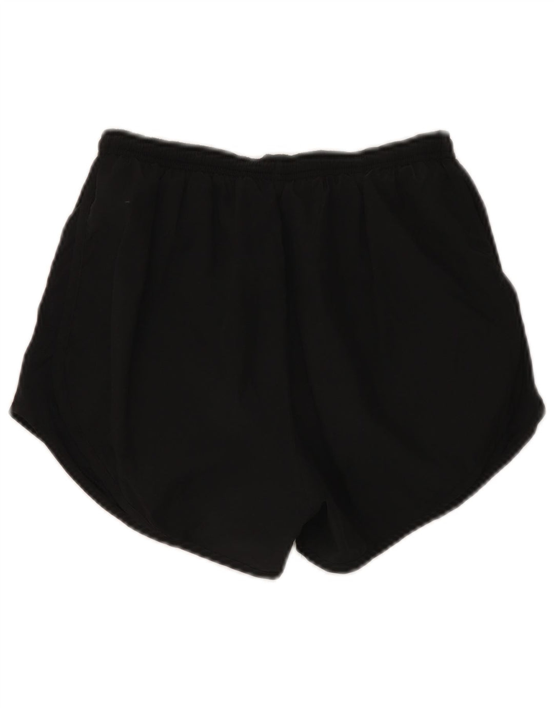 Shorts esportivos femininos Nike Dri Fit UK 8 pequenos poliéster preto