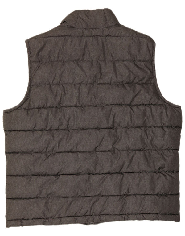 Colete acolchoado masculino Gap UK 42 XL poliéster cinza
