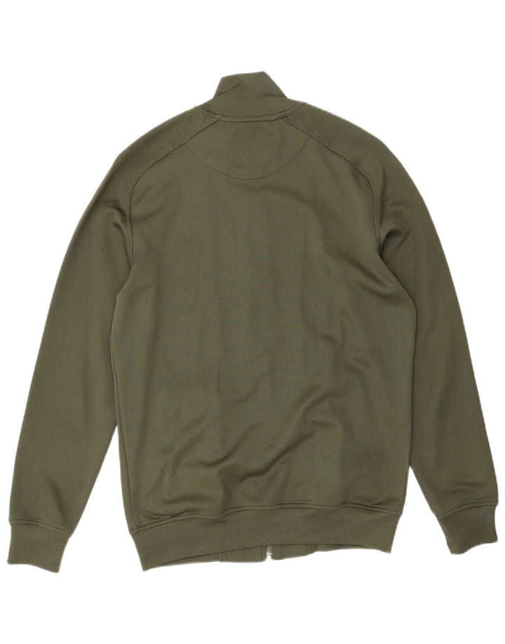 Jaqueta feminina de treino LYLE & SCOTT Reino Unido 6 XS cáqui poliéster