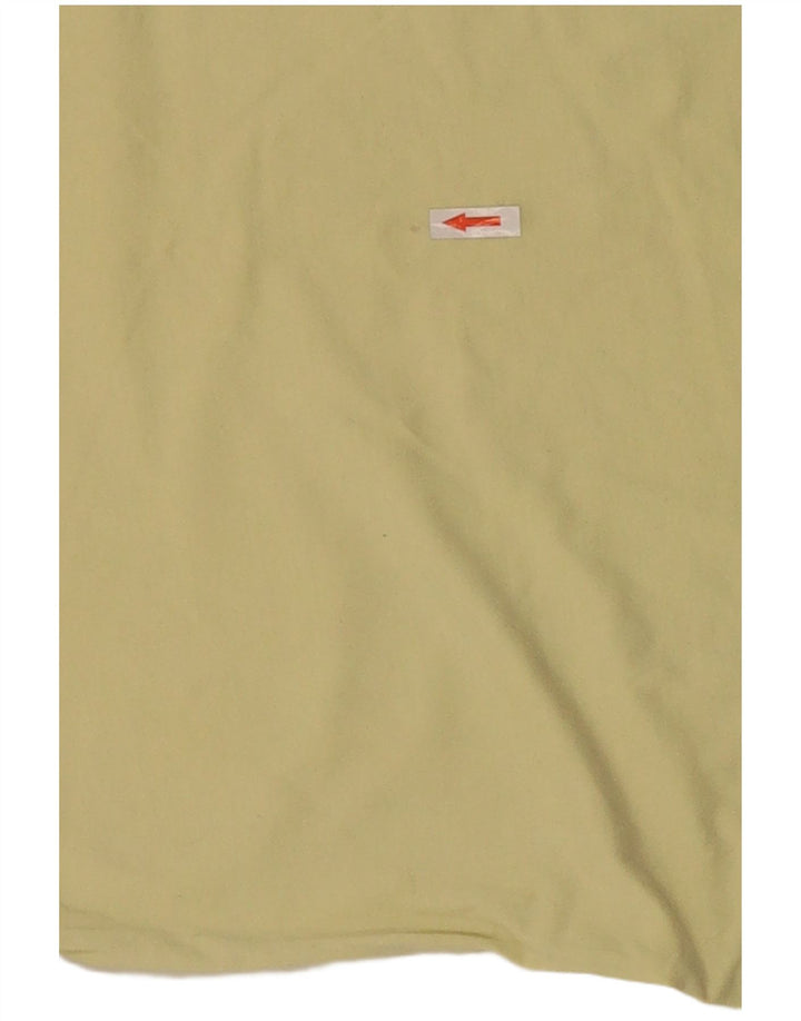 Camisa polo masculina Ellesse grande algodão colorblock amarelo