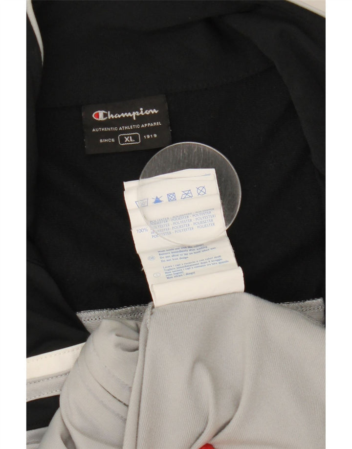 Jaqueta masculina Champion XL cinza Colourblock poliéster
