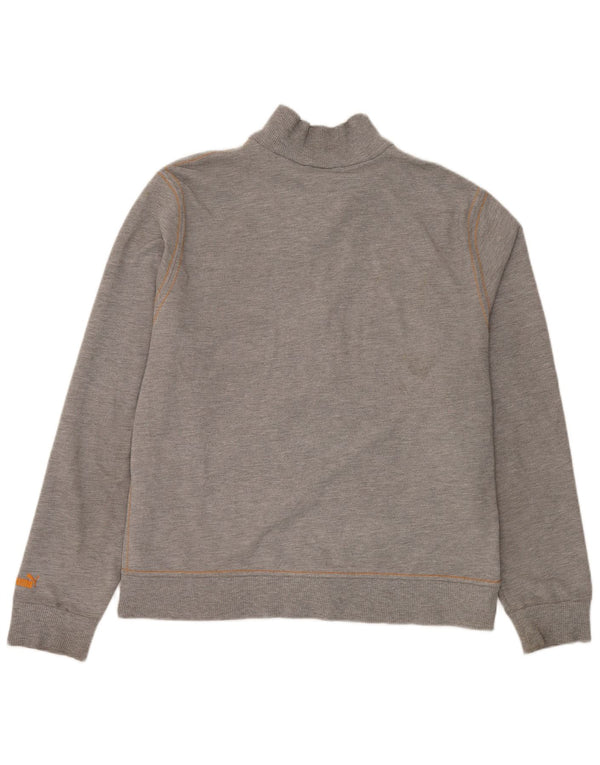 Puma Mens Tracksuit Top Jacket Grande Poliéster Cinza