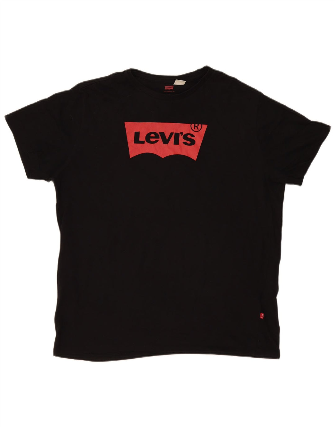Camiseta gráfica masculina Levi's Top XL algodão preto