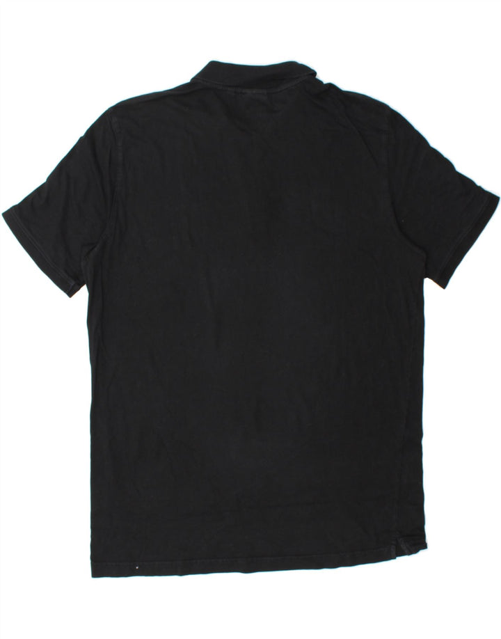 DIADORA Mens Polo Shirt XL Black Cotton Vintage Diadora and Second-Hand Diadora from Messina Hembry 