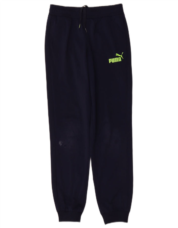 Calças de treino Puma Meninos Joggers 11-12 Anos Azul Marinho Poliéster