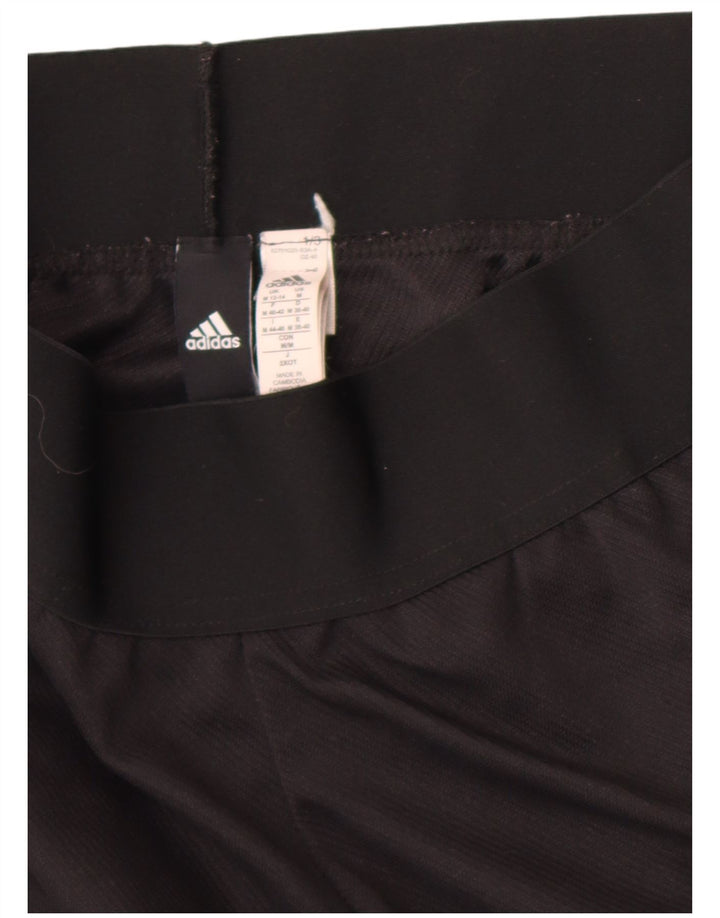 Calça de treino feminina Adidas UK 12/14 médio preto poliéster