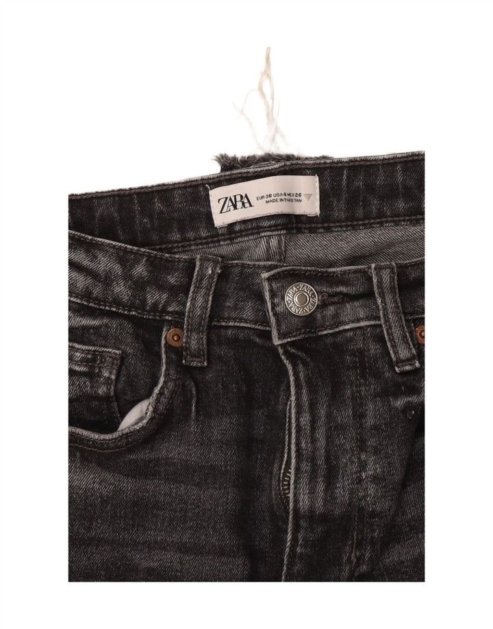 Calça jeans feminina Zara EU 36 XS W28 L25 cinza