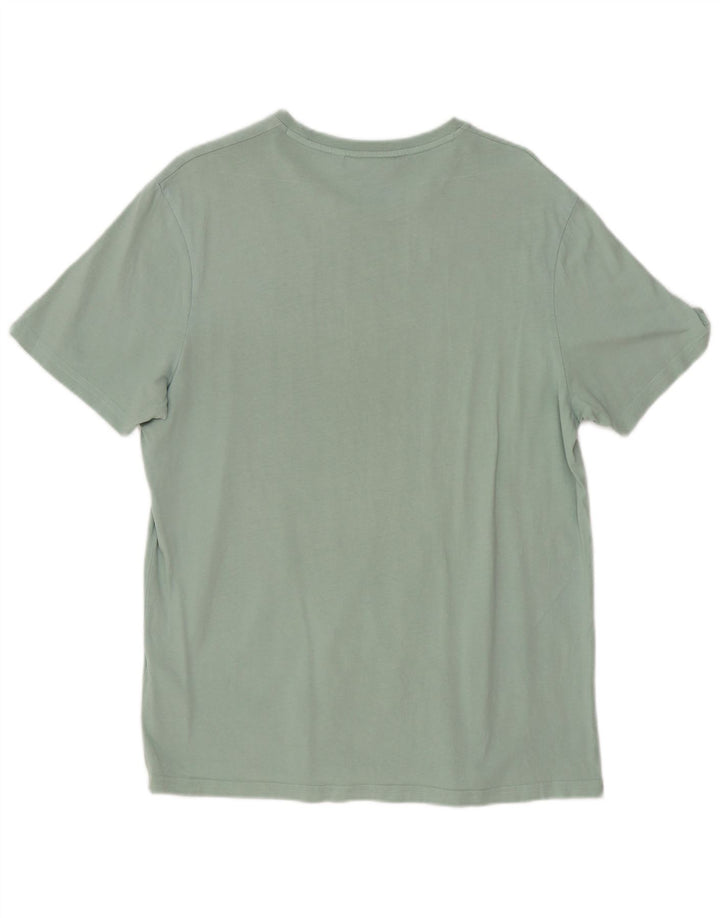 Camiseta masculina Lyle & Scott grande algodão verde