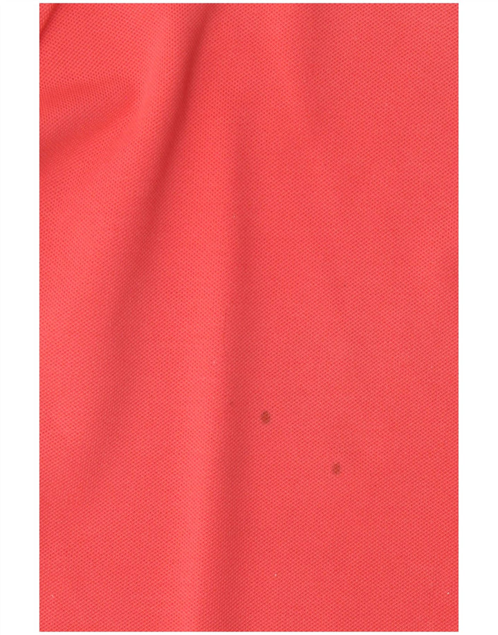 Camisa polo feminina Lacoste tamanho 46 XL algodão rosa