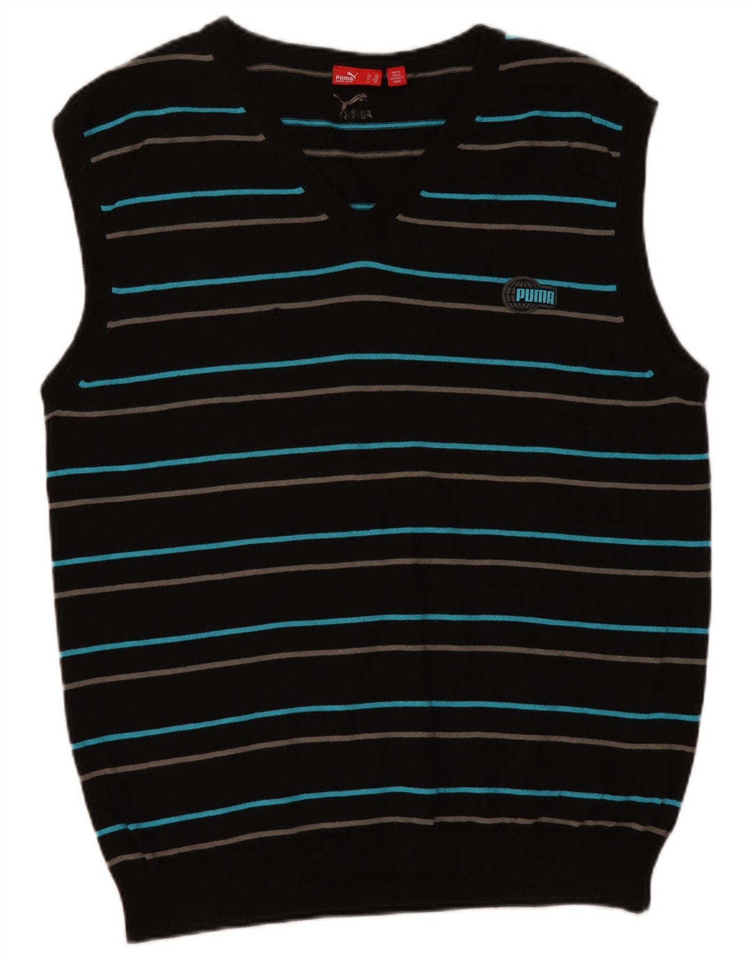 PUMA Mens Colete Regata 2XL Preto Listrado