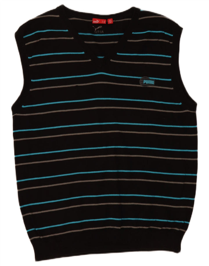 PUMA Mens Colete Regata 2XL Preto Listrado