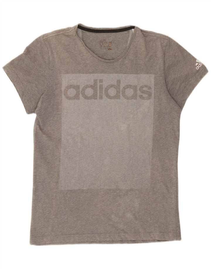 Camiseta Adidas Masculina Graphic Top Cinza Médio Colourblock