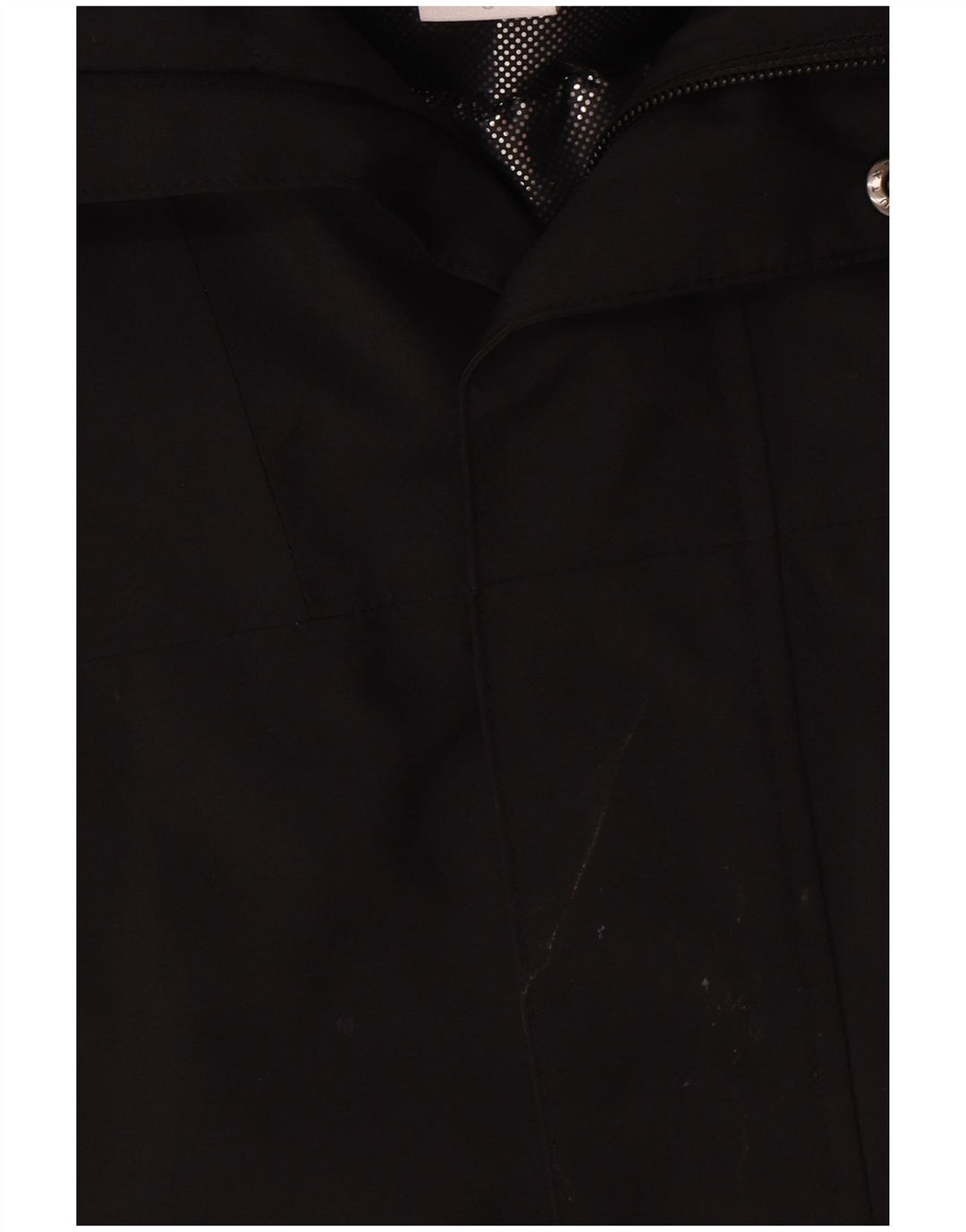 Jaqueta corta-vento masculina Columbia com capuz Reino Unido 36 poliéster preto pequeno