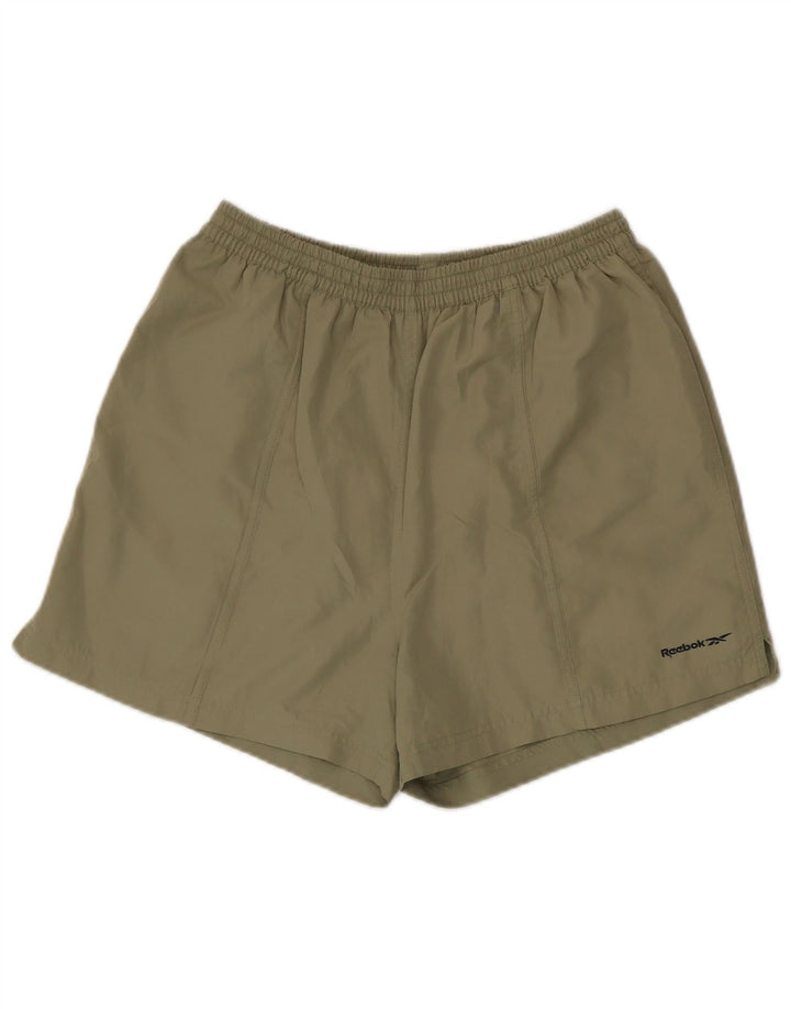 Shorts de natação masculino Reebok médio cáqui