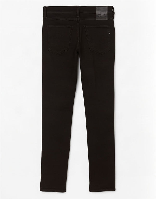 Replay Mens Anbass Slim Jeans W31 L30 Algodão Preto