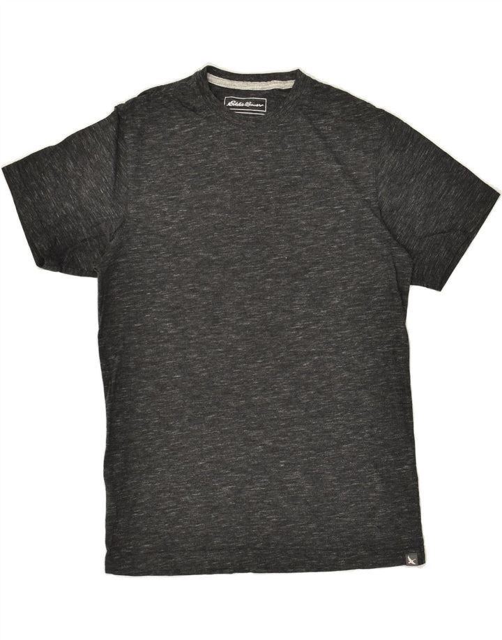 EDDIE BAUER Mens T-Shirt Top Small Grey Flecked Cotton | Vintage Eddie Bauer | Thrift | Second-Hand Eddie Bauer | Used Clothing | Messina Hembry 