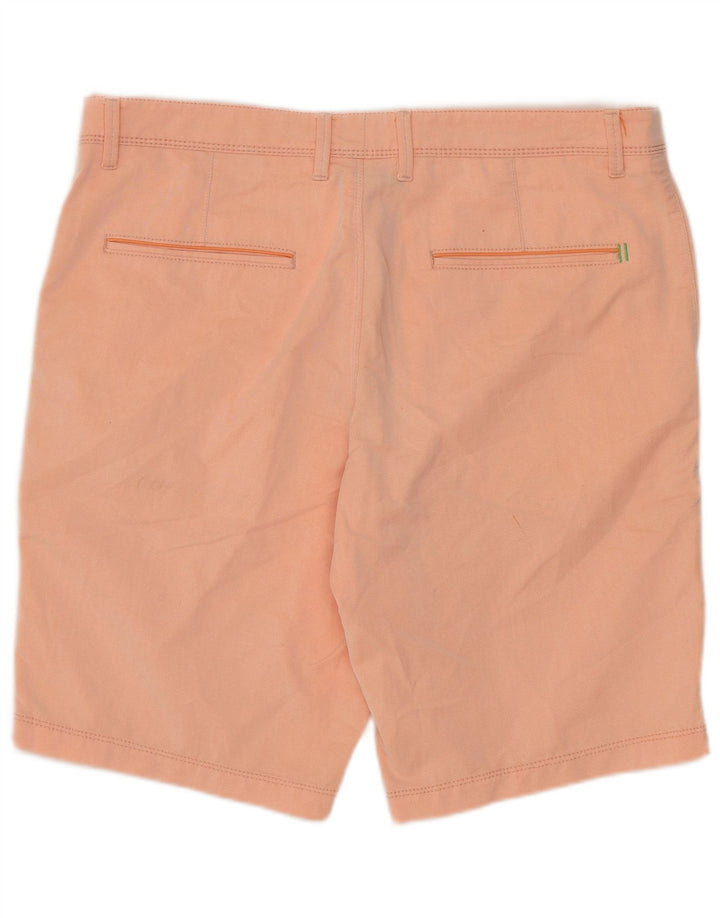 Hugo Boss Mens Chino Shorts IT 48 Médio W32 Algodão Laranja