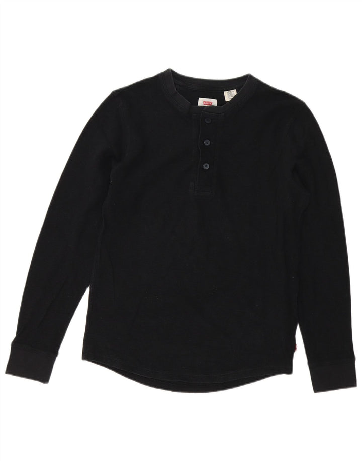 Top Levi's Masculino Manga Longa XS Preto Algodão