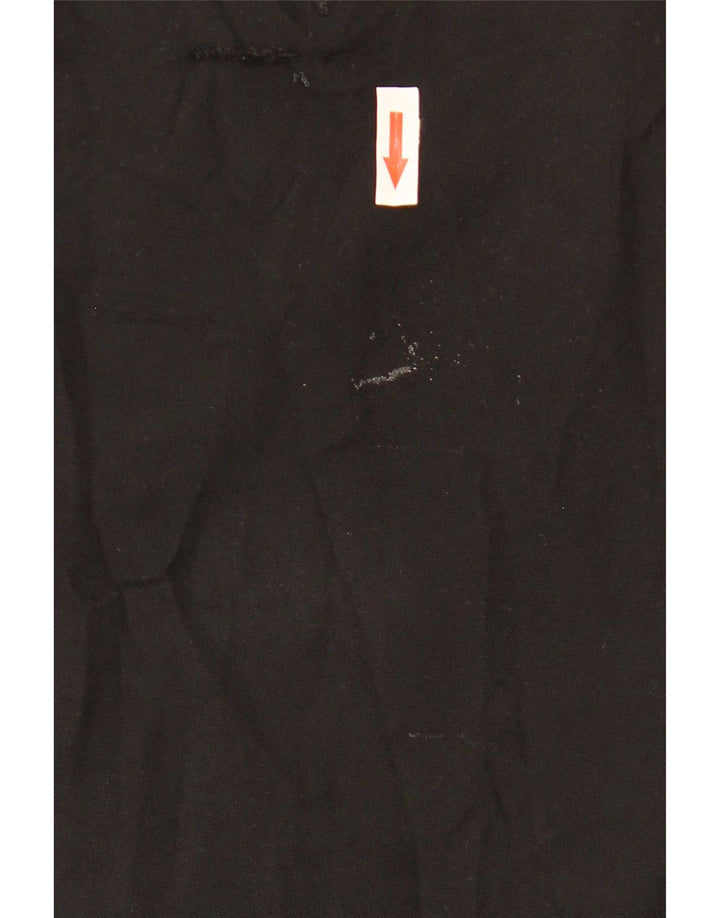 Calça masculina de terno reto sob medida Marks & Spencer W40 L31 preta