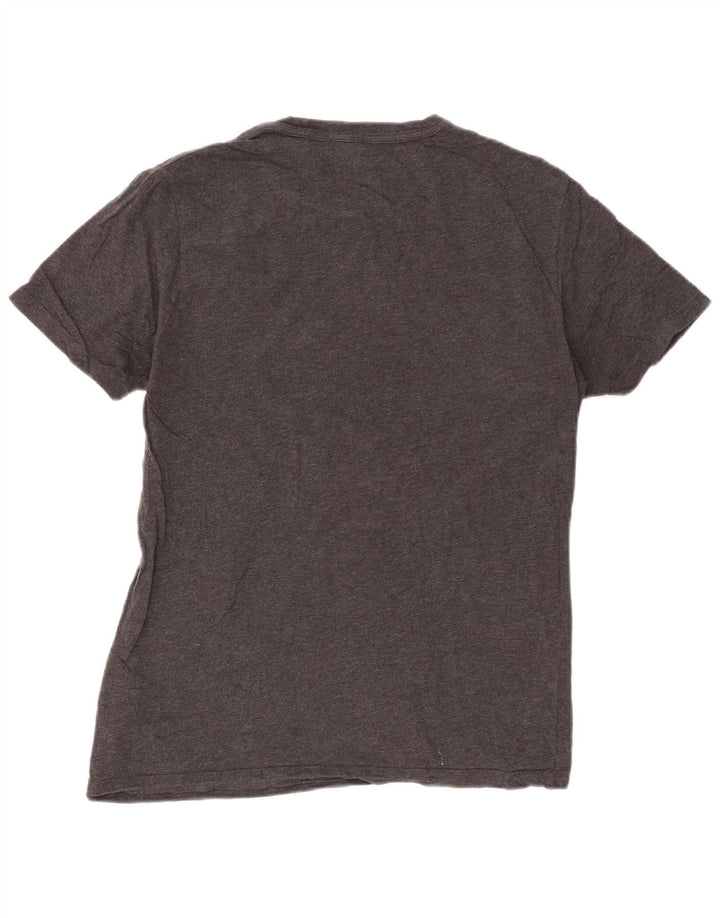 Camiseta feminina ALL SAINTS UK 14 algodão cinza médio