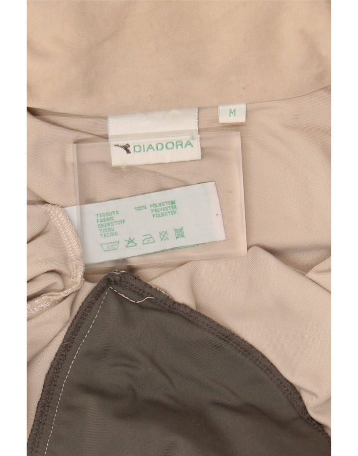 Jaqueta feminina de treino grande DIADORA Reino Unido 14 médio bege