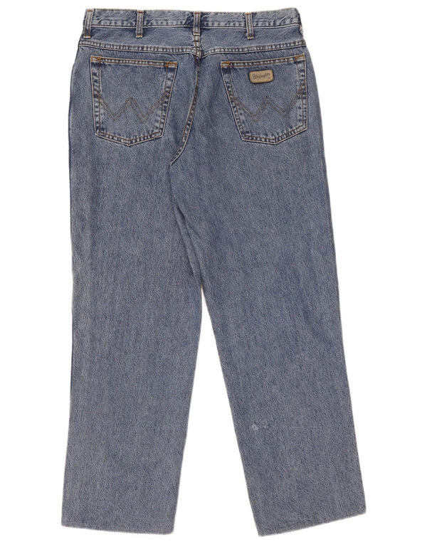Wrangler Masculino Ohio Straight Jeans W34 L30 Azul Algodão