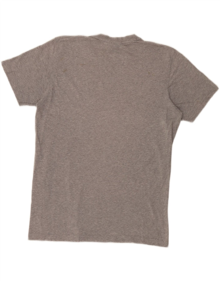 Converse Mens Graphic T-Shirt Top XL Cinza Algodão Flecked