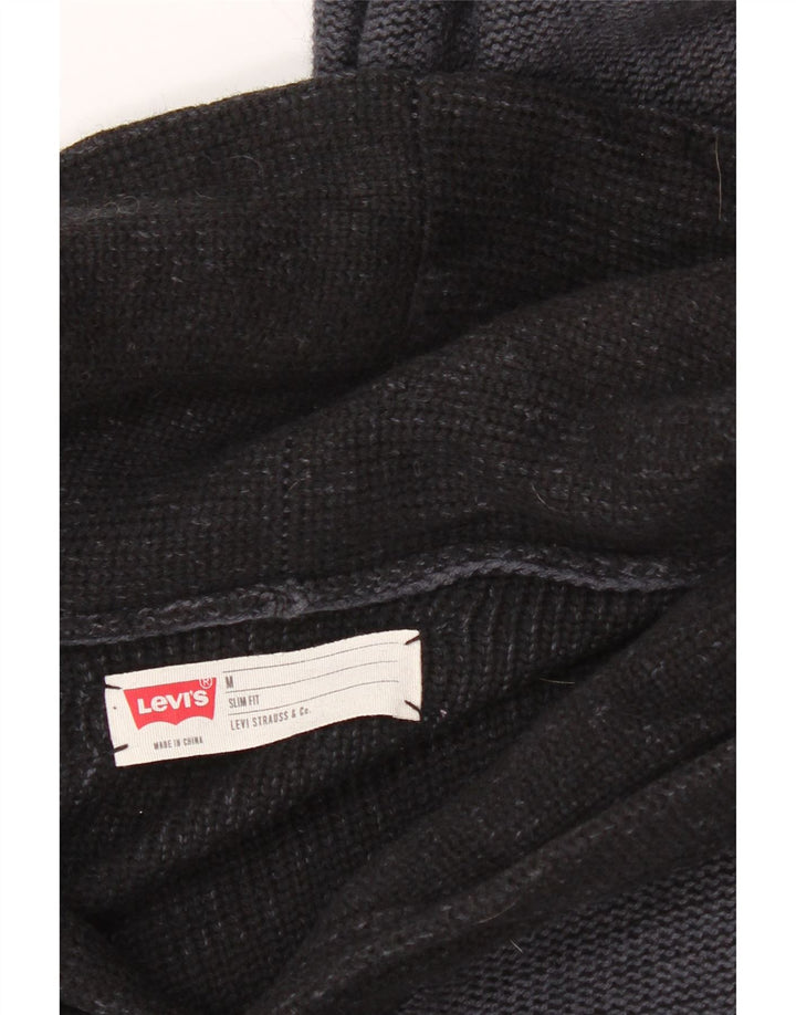 Suéter cardigã masculino slim fit LEVI'S algodão azul marinho médio
