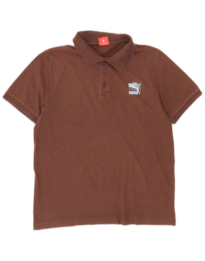 Camisa polo masculina Puma grande marrom