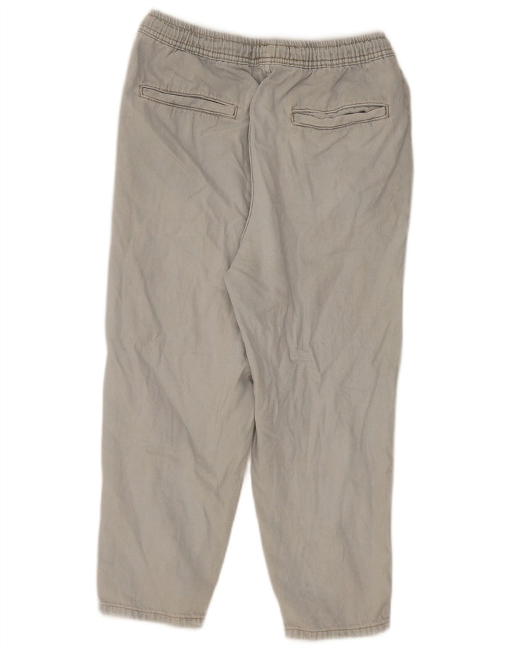 Calça jeans feminina Zara cortada média W31 L23 azul