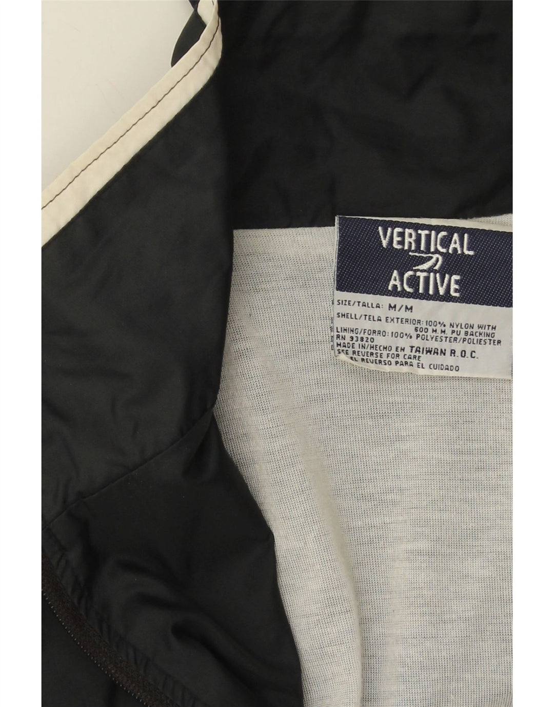 VERTICAL Masculino Treino Top Jaqueta Médio Preto Colourblock Nylon