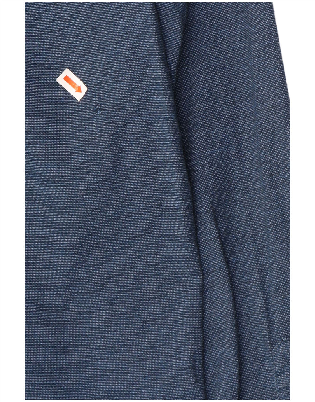 Camisa masculina Slim Fit Hollister de algodão azul marinho médio