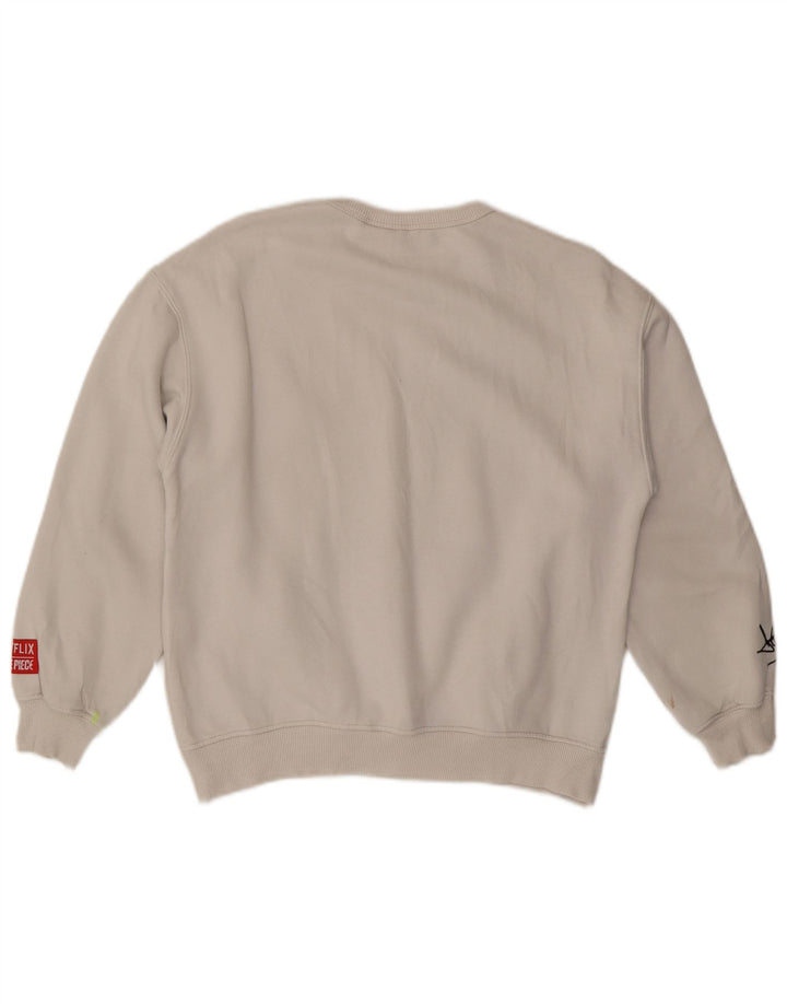 Suéter ZARA Boys x One Piece Graphic 11-12 anos algodão branco