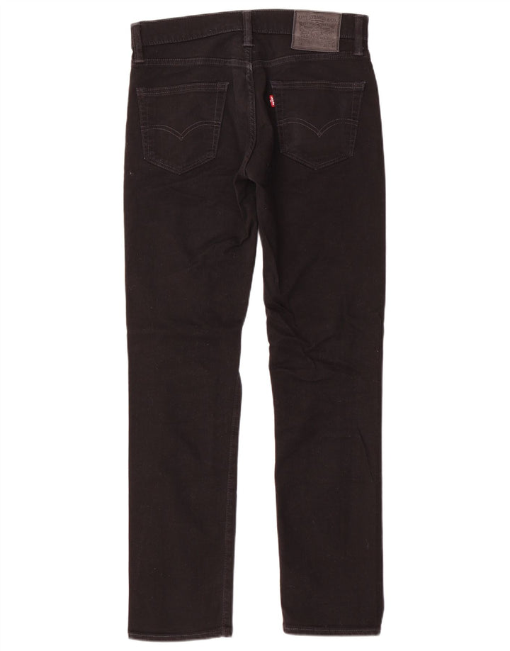 Levi's Mens Jeans Slim W30 L32 Algodão Preto