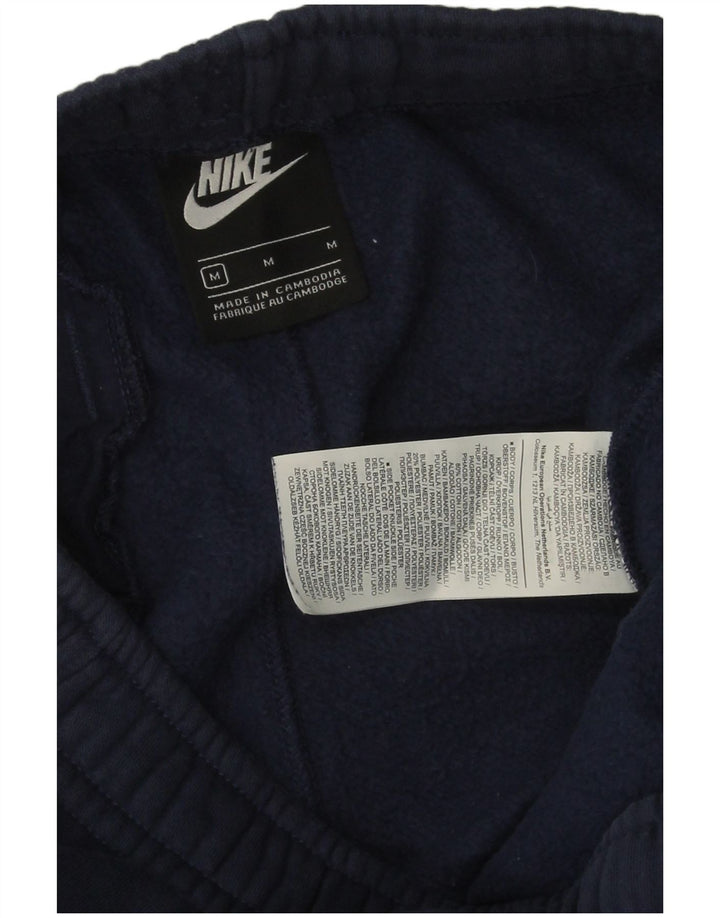 Calça de treino masculina Nike médio azul marinho algodão
