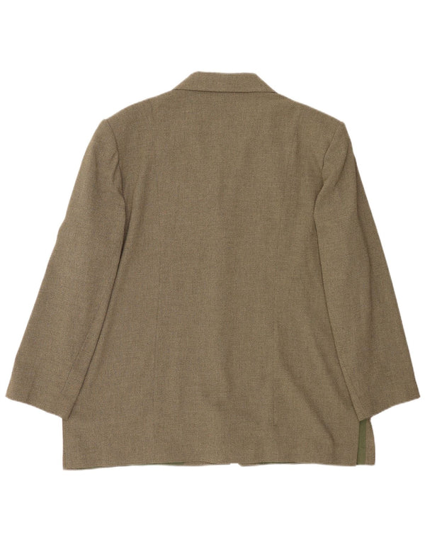 Endora Jaqueta Blazer Feminina com 3 Botões UK 20 2XL Poliéster Cáqui