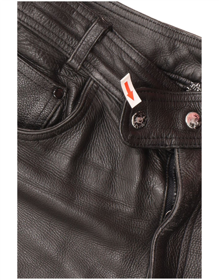 Calça masculina de couro Heros By Held W32 L30 couro preto