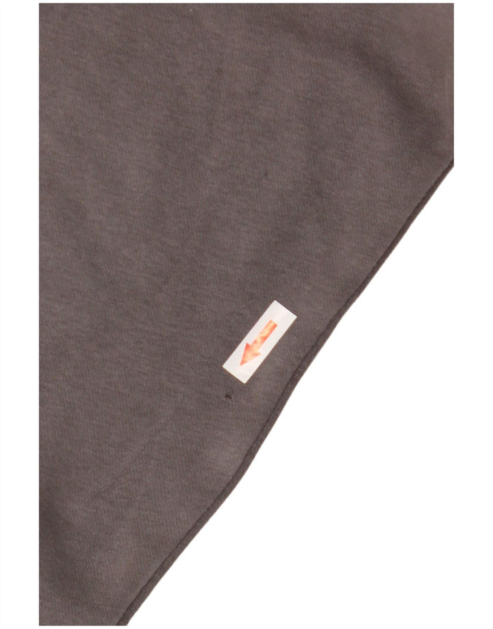 Moletom gráfico masculino Nike Jumper cinza médio algodão colorblock
