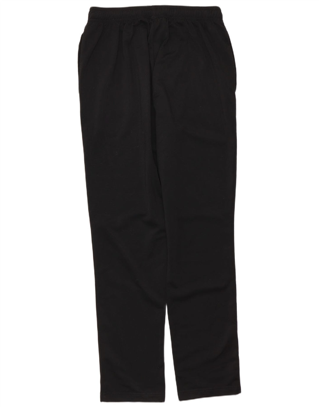 Calças de treino masculinas Adidas UK 38/40 poliéster preto médio