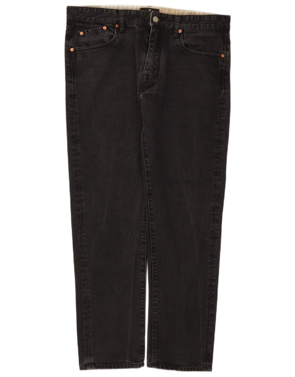 Belstaff Calça jeans masculina cônica W36 L30 algodão preto
