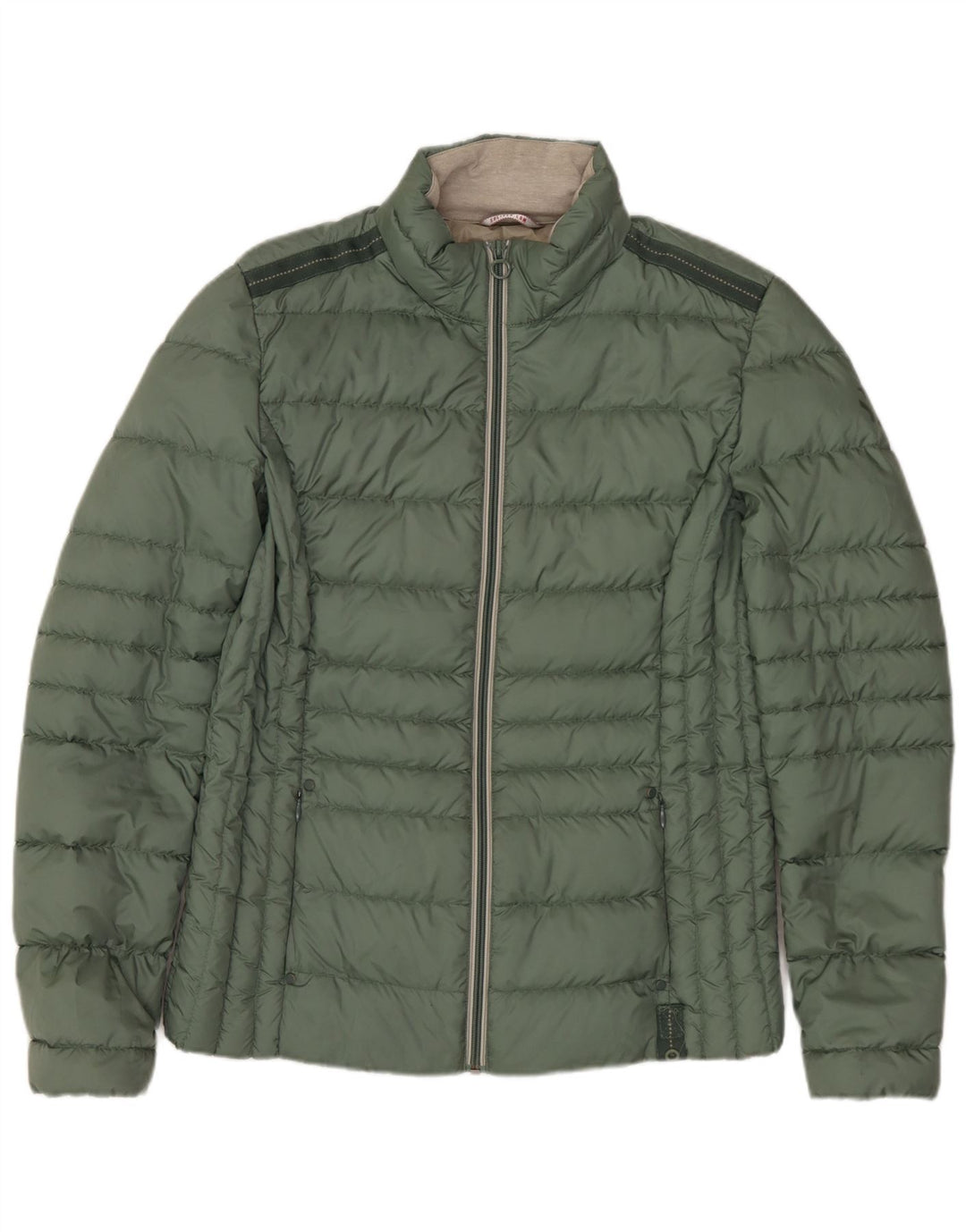 Jaqueta acolchoada feminina S.Oliver UK 12 poliéster verde médio