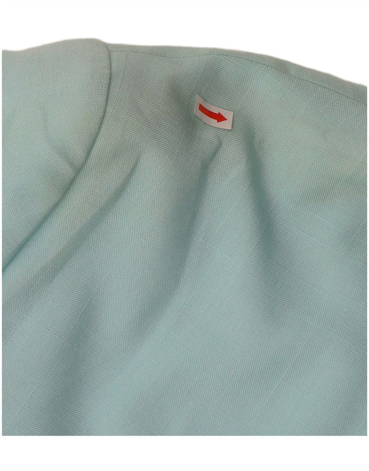 VIVIENNE LAURENCE Jaqueta blazer feminina de 5 botões Reino Unido 12 azul médio