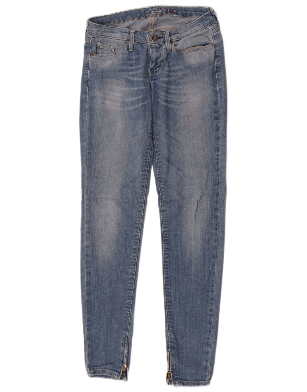 Jeans skinny feminino Levi's W24 L32 algodão azul