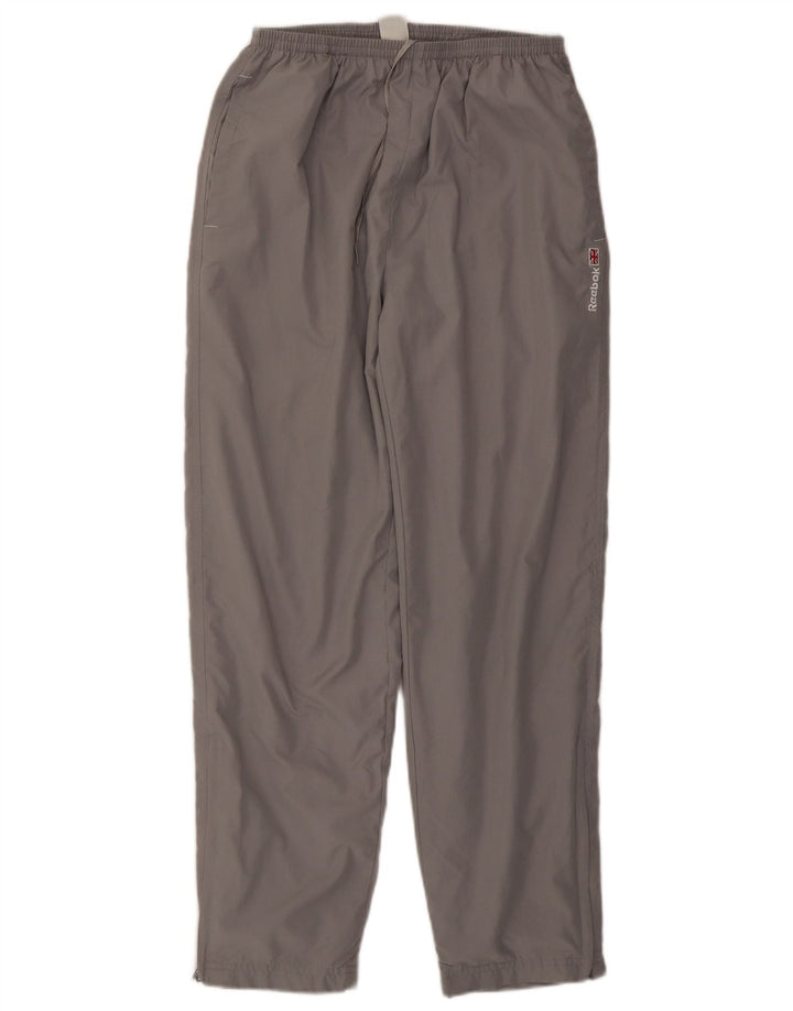 REEBOK Calça de treino feminina Joggers UK 14 grande cinza poliéster