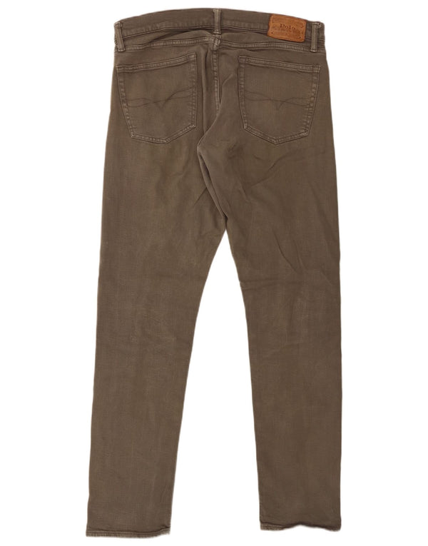 Polo Ralph Lauren Masculino Slim Jeans W32 L32 Algodão Cáqui